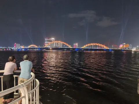Dragon Bridge over the Han River in Da Nang