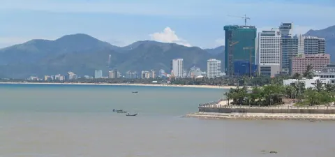 Nha Trang bay and skyline